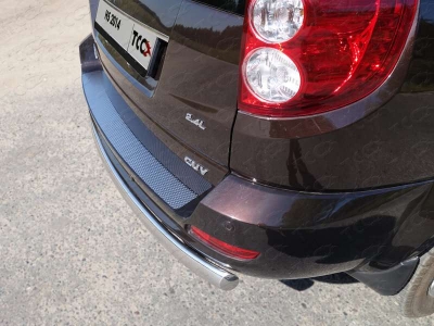 Накладка на задний бампер декоративная ТСС для Great Wall Hover H5 2011-2015